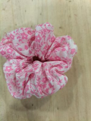 Chouchou enfant rose et blanc