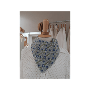 foulard bandana bleu